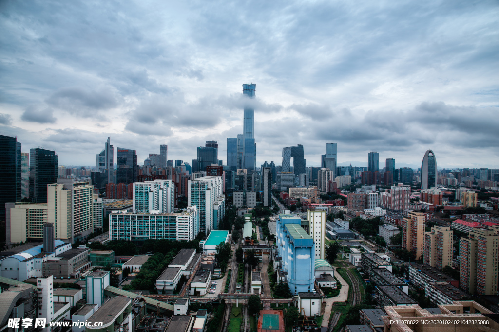 大城市地标建筑风景摄影