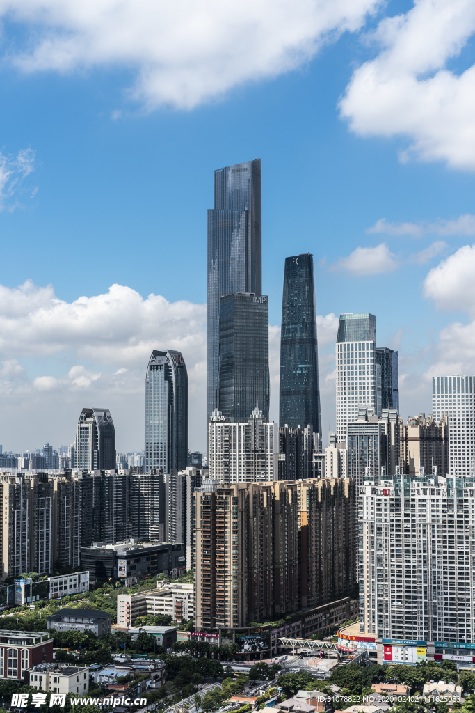 大城市地标建筑风景摄影