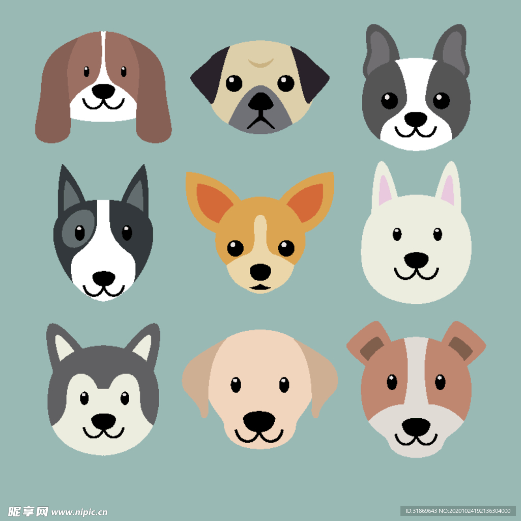 狗 DOG 动物 卡通