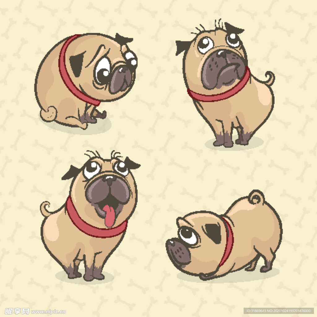 狗 DOG 动物 卡通