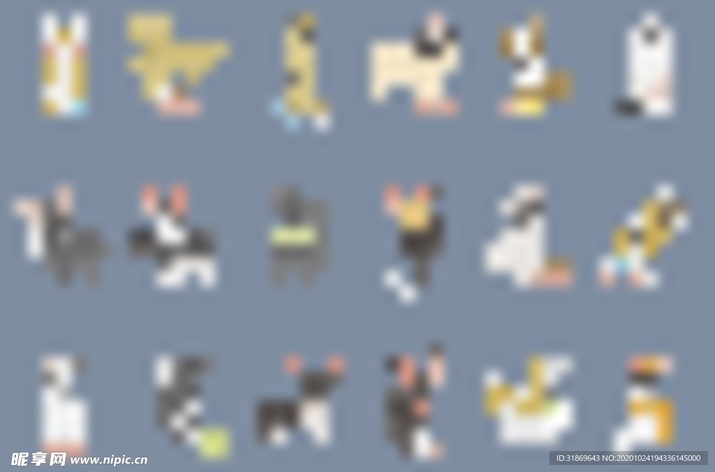 狗 DOG 动物 卡通