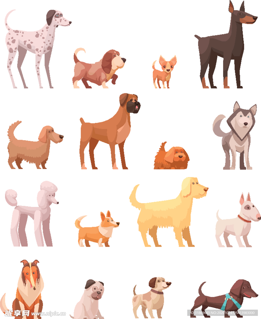 狗 DOG 动物 卡通