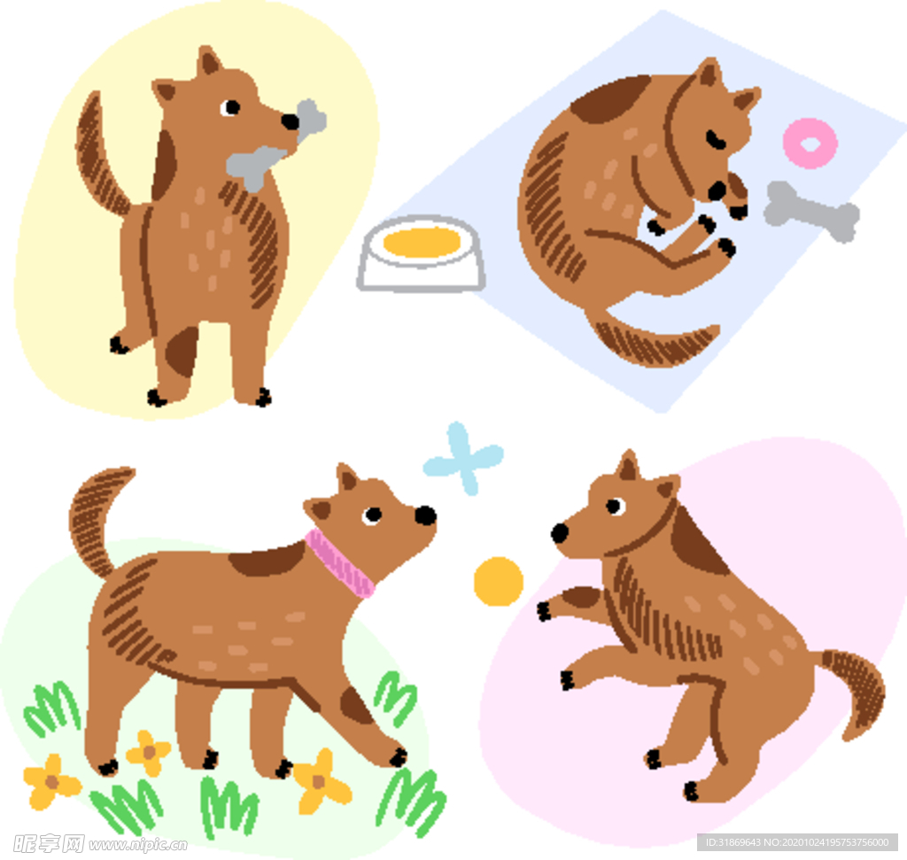 狗 DOG 动物 卡通