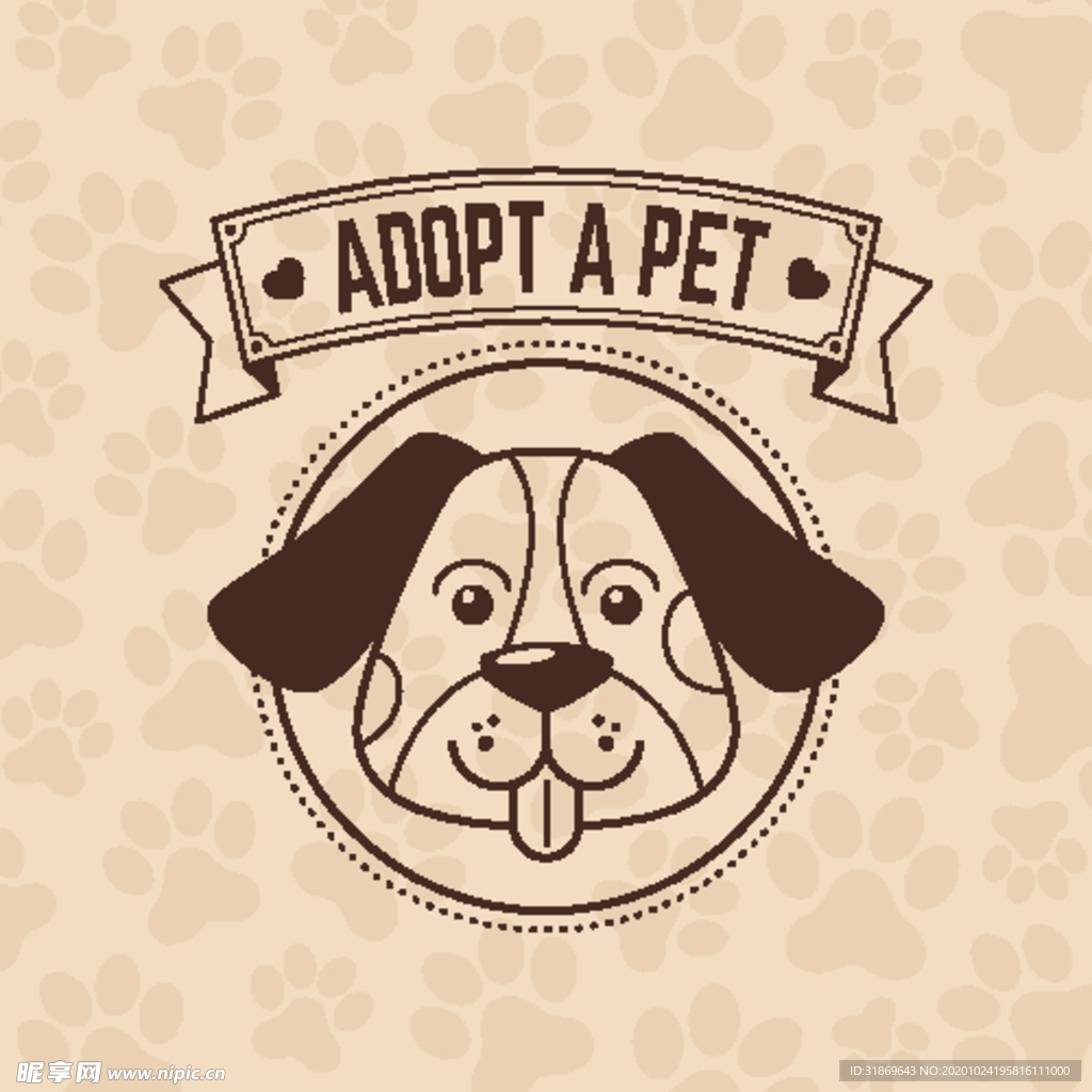 狗 DOG 动物 卡通