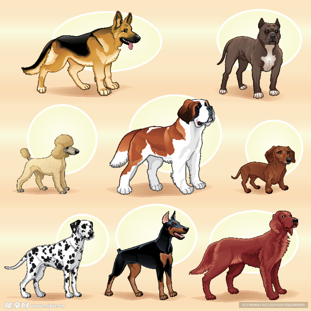 狗 DOG 动物 卡通