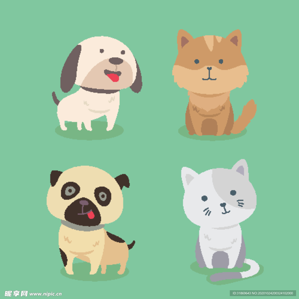 狗 DOG 动物 卡通