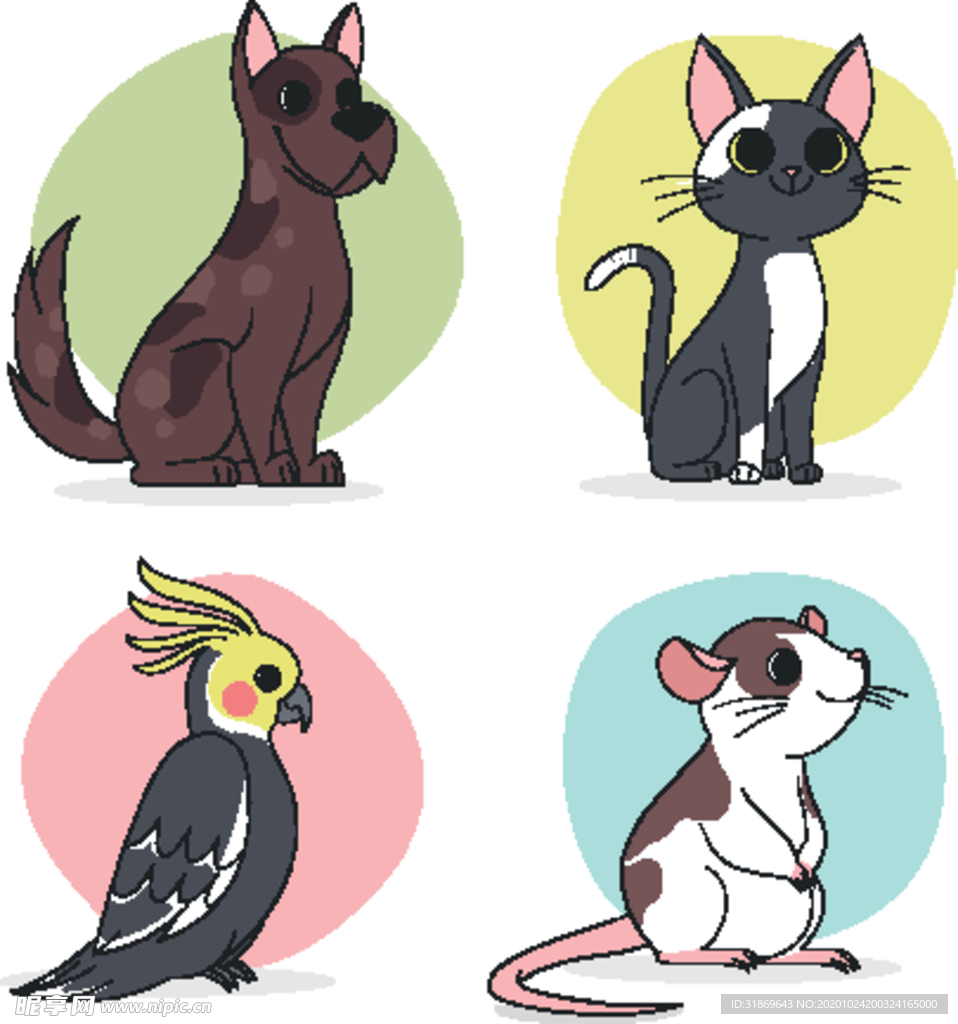 狗 DOG 动物 卡通