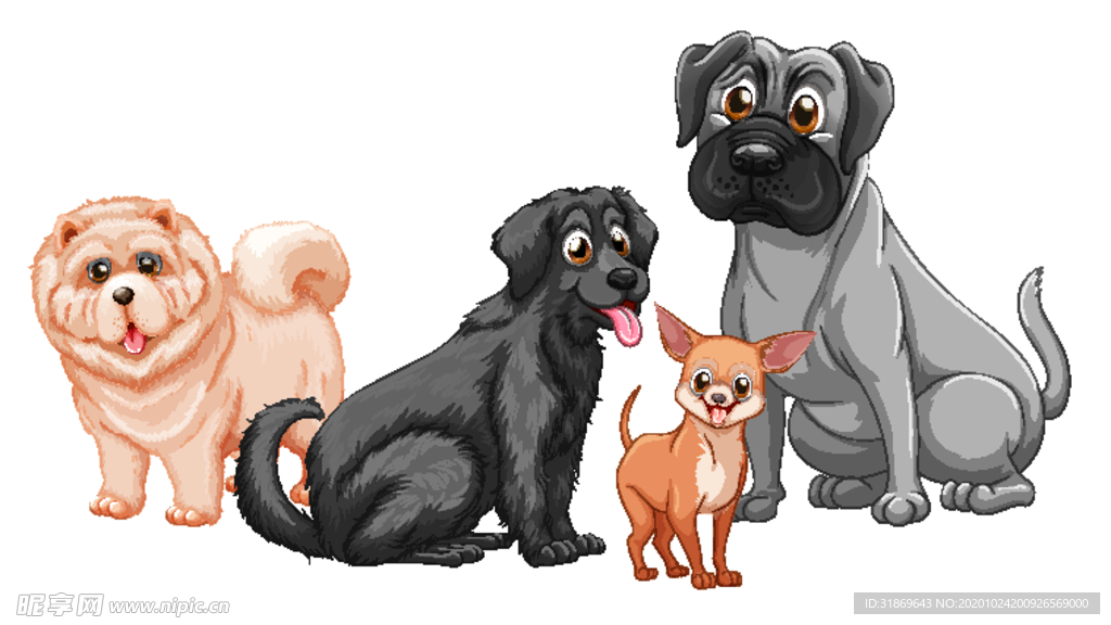 狗 DOG 动物 卡通