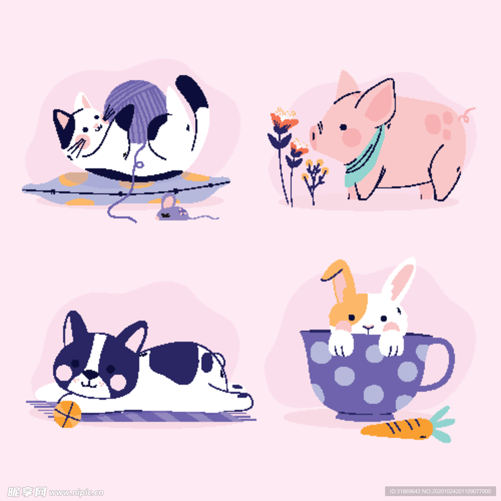 狗 DOG 动物 卡通