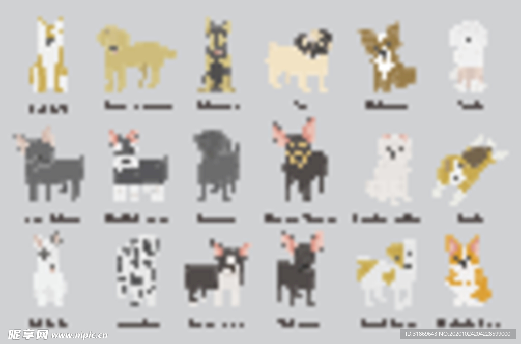 狗 DOG 动物 卡通