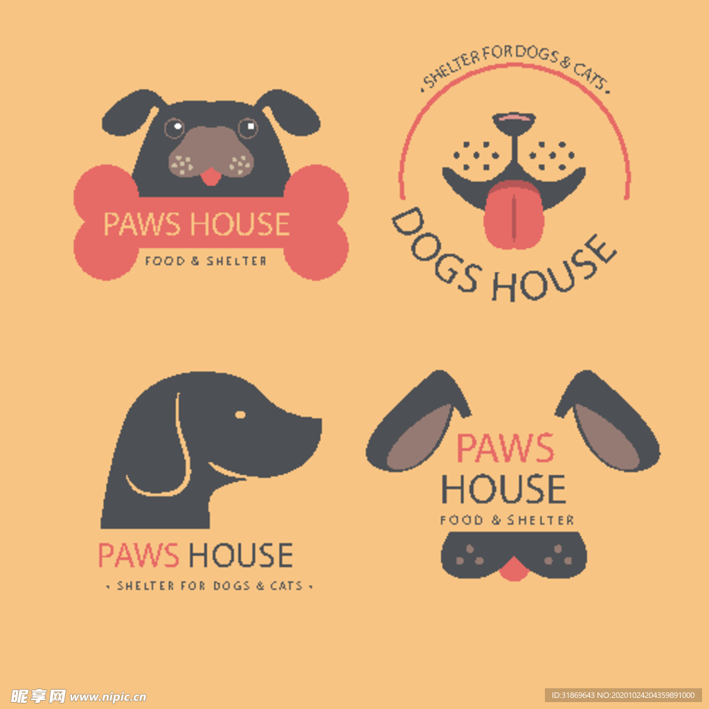 狗 DOG 动物 卡通