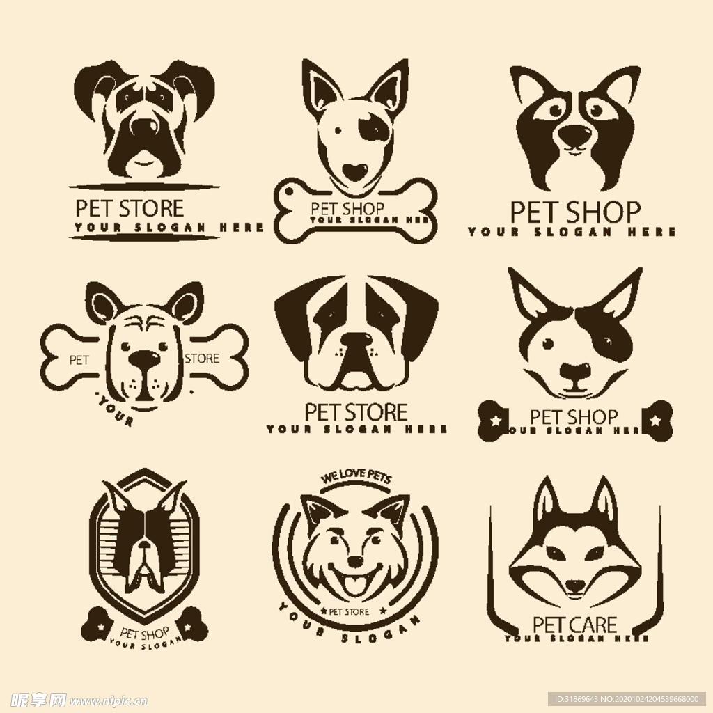 狗 DOG 动物 卡通