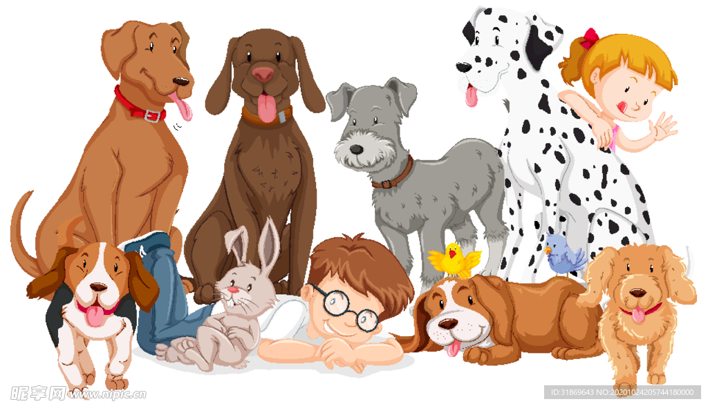 狗 DOG 动物 卡通