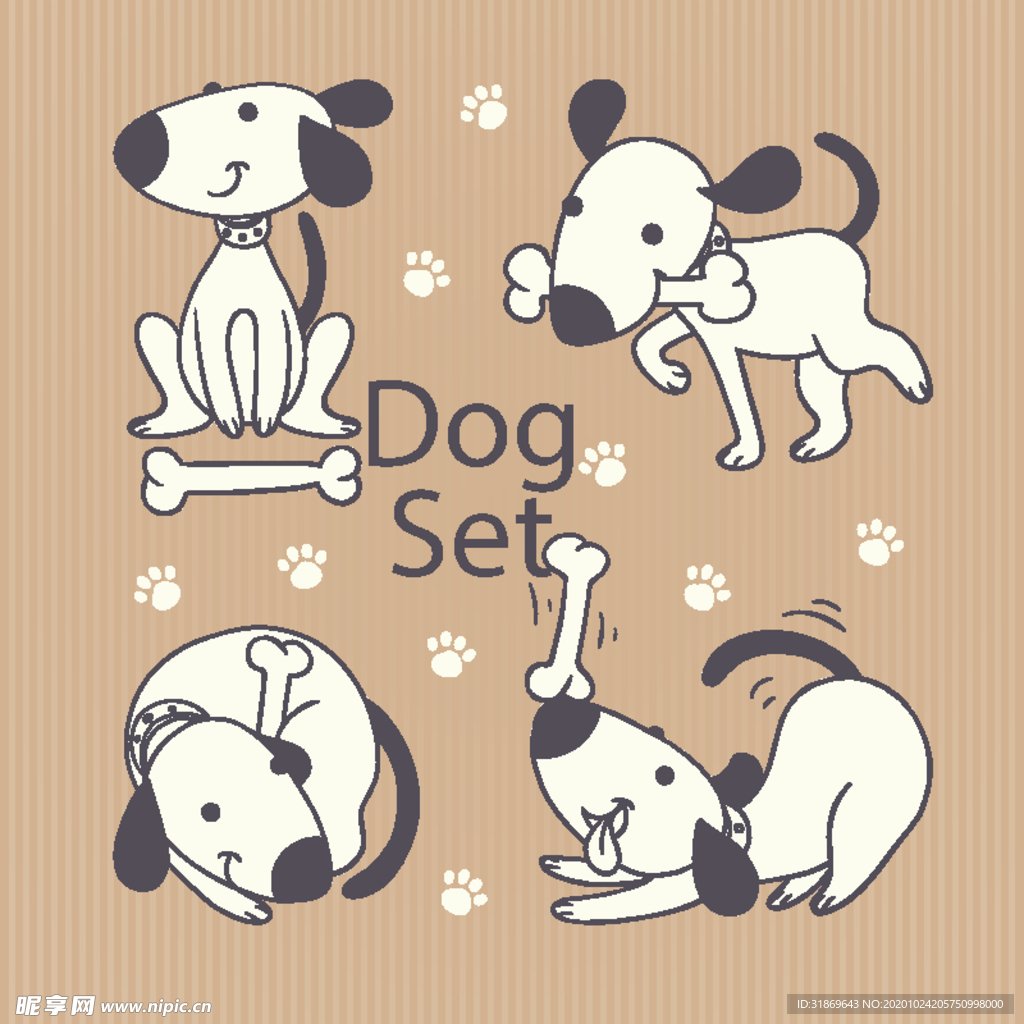 狗 DOG 动物 卡通