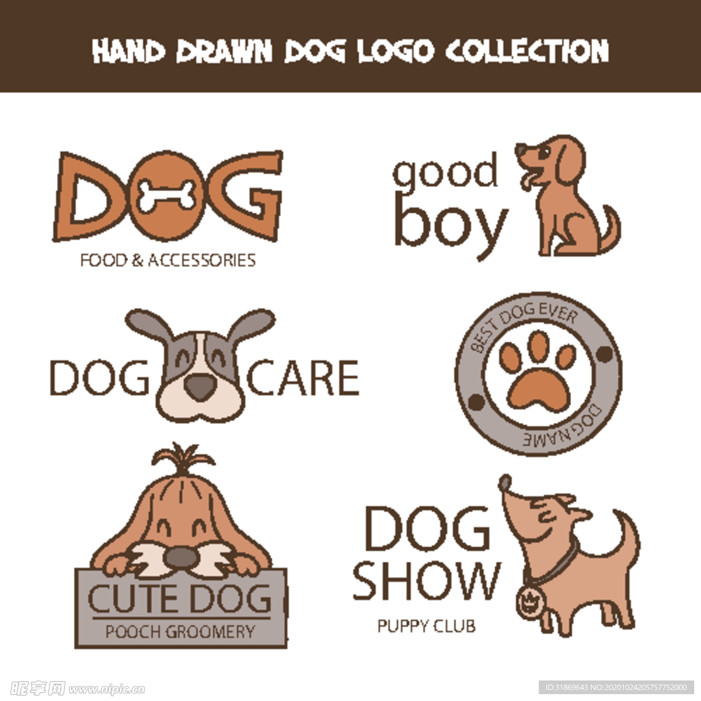 狗 DOG 动物 卡通