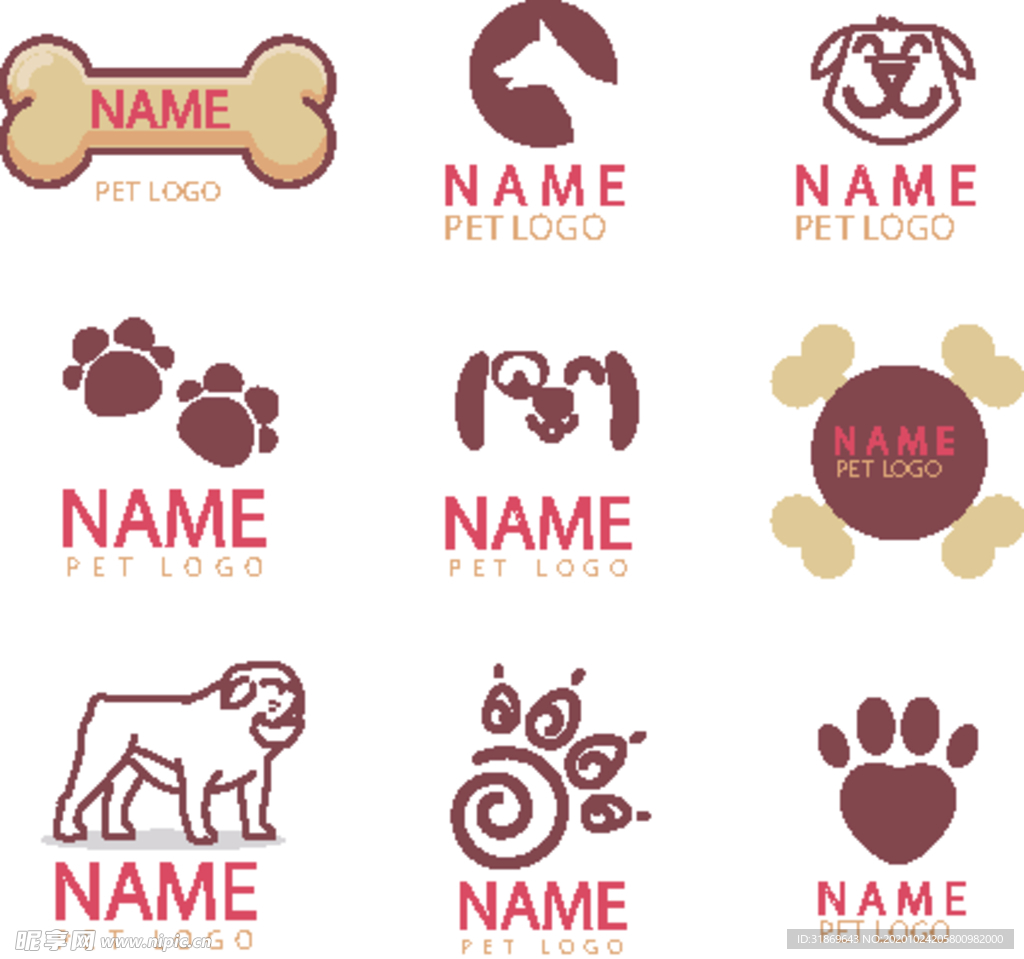 狗 DOG 动物 卡通