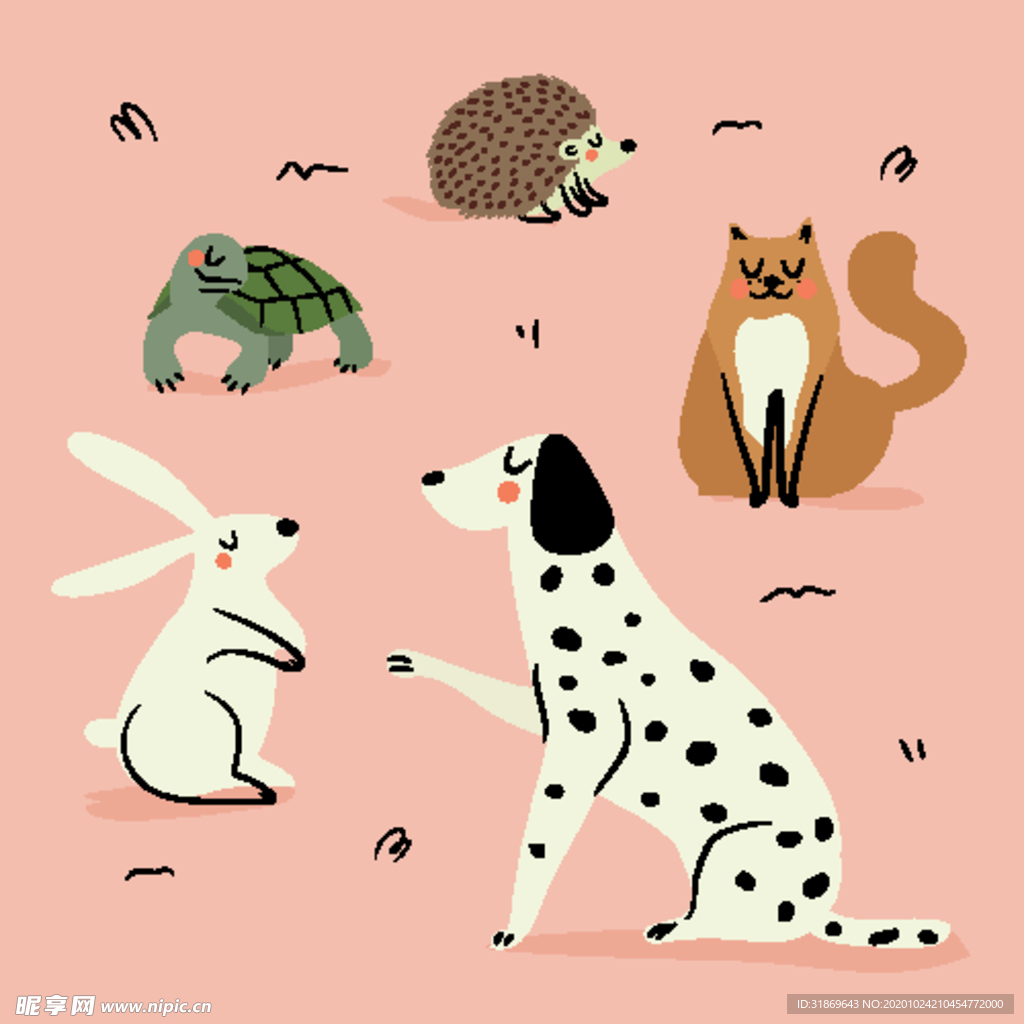 狗 DOG 动物 卡通