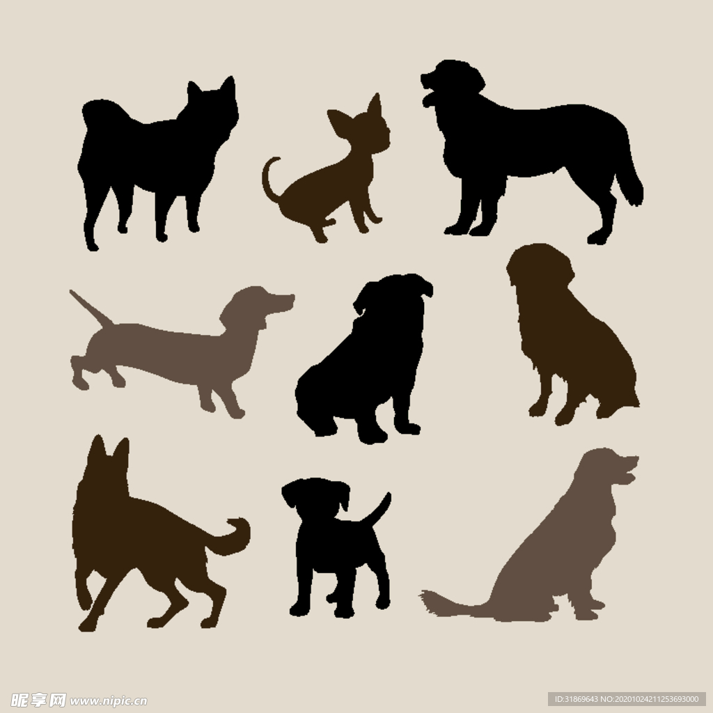 狗 DOG 动物 卡通