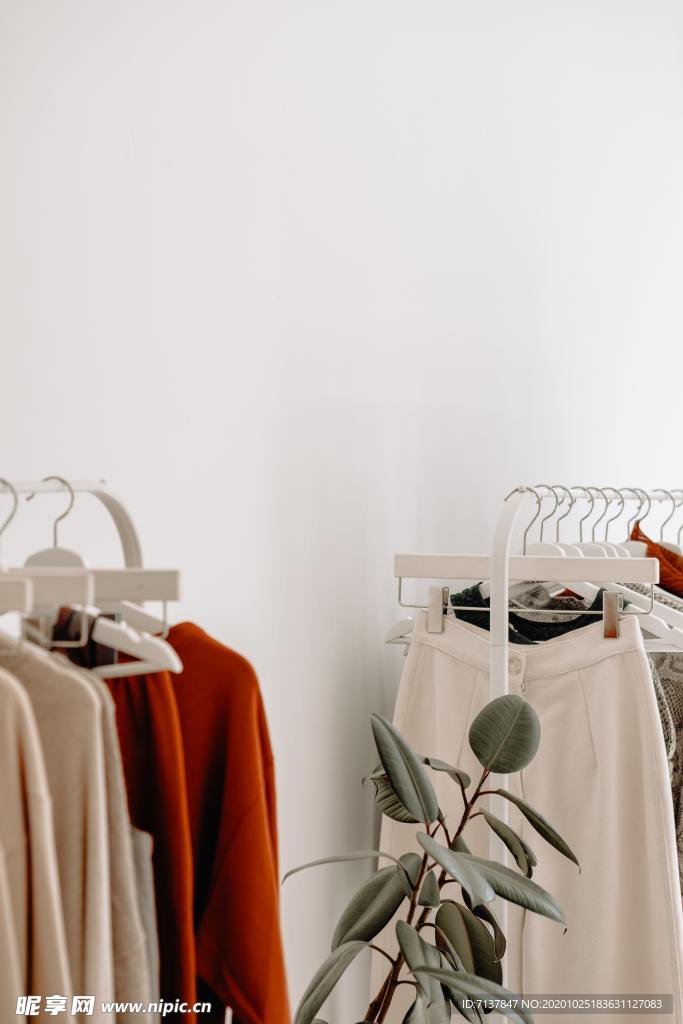 室内衣服衣架服装