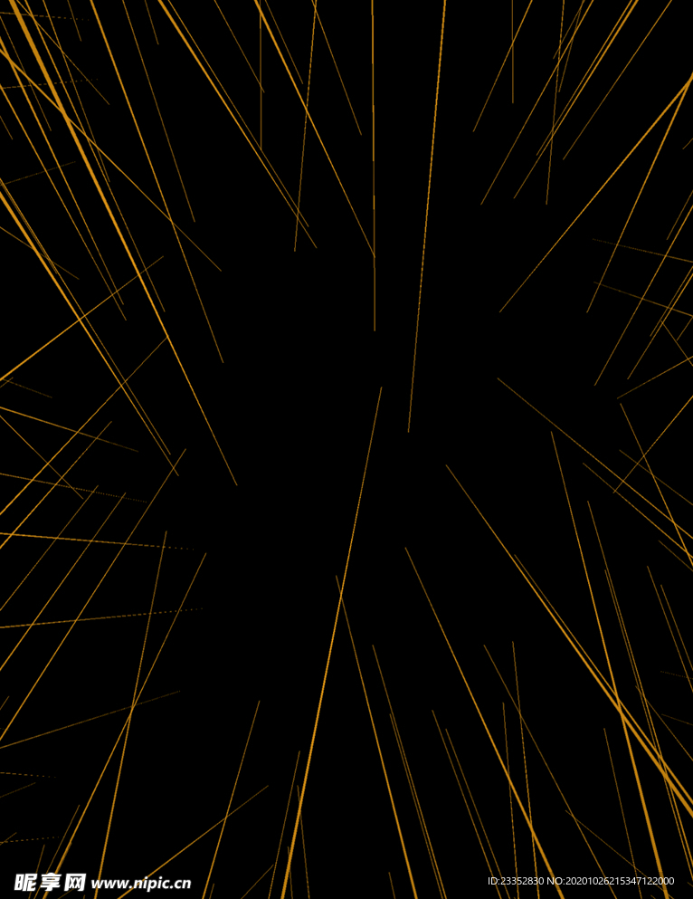 黑金炫酷线条