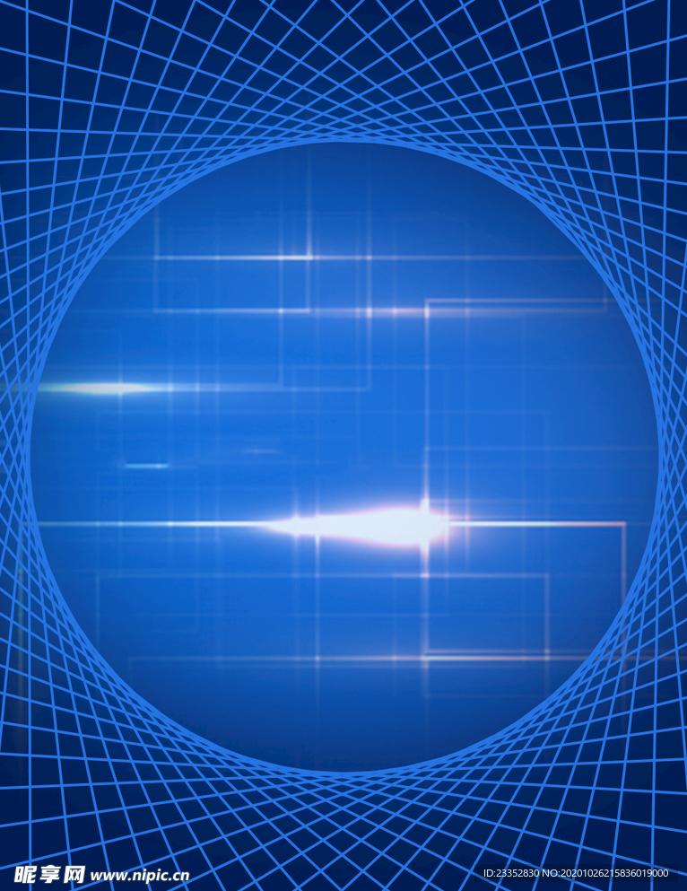 蓝色科技感背景