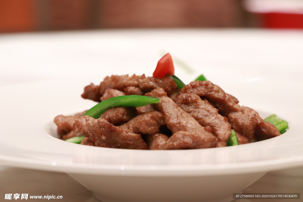 时椒炒牛肉