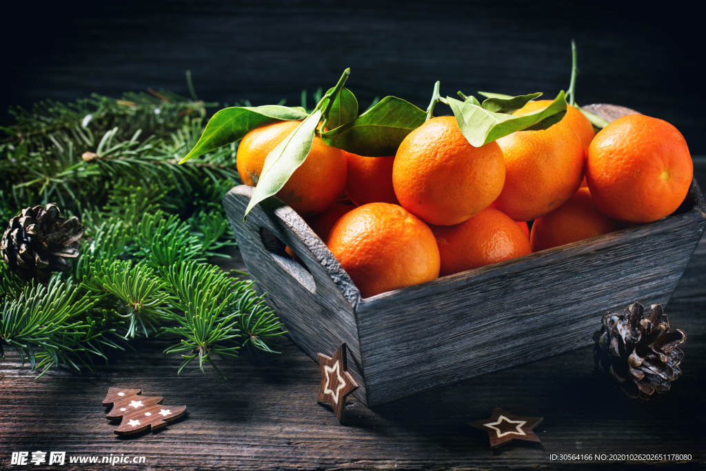 橙子水果果实背景海报素材