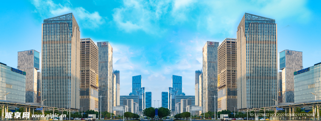 大城市建筑风景摄影