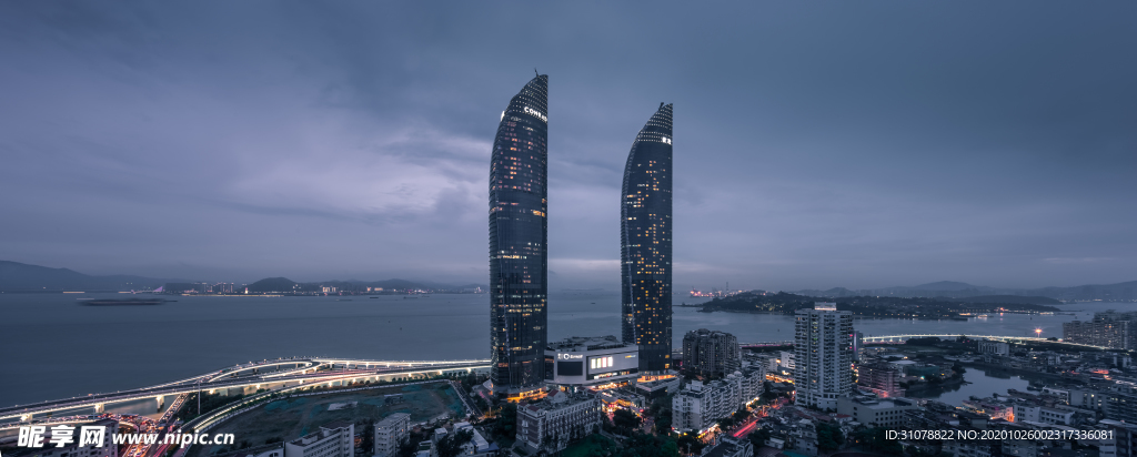 大城市建筑风景摄影