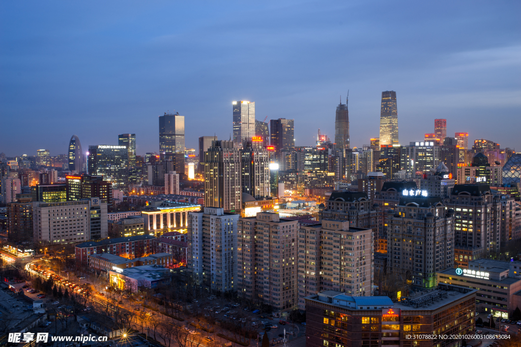 大城市建筑风景摄影