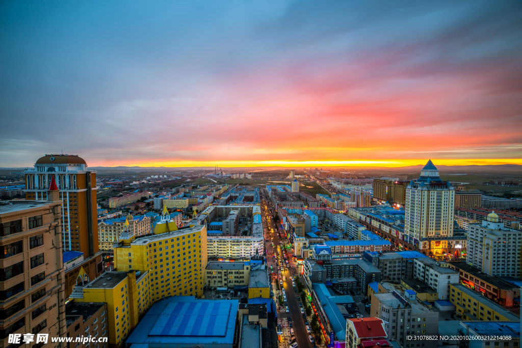 大城市建筑风景摄影