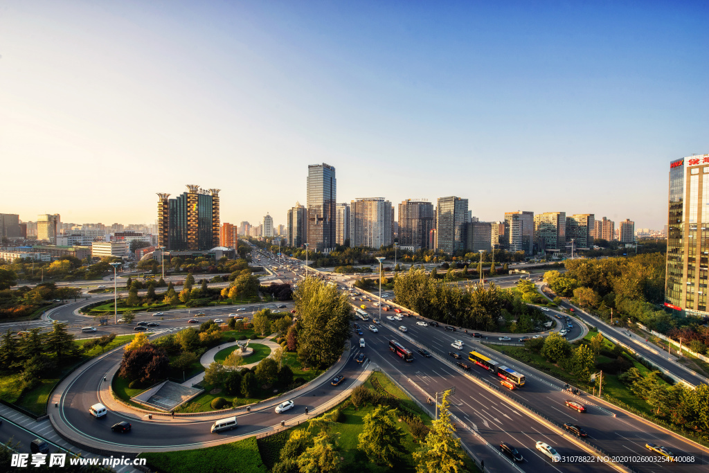 大城市建筑风景摄影
