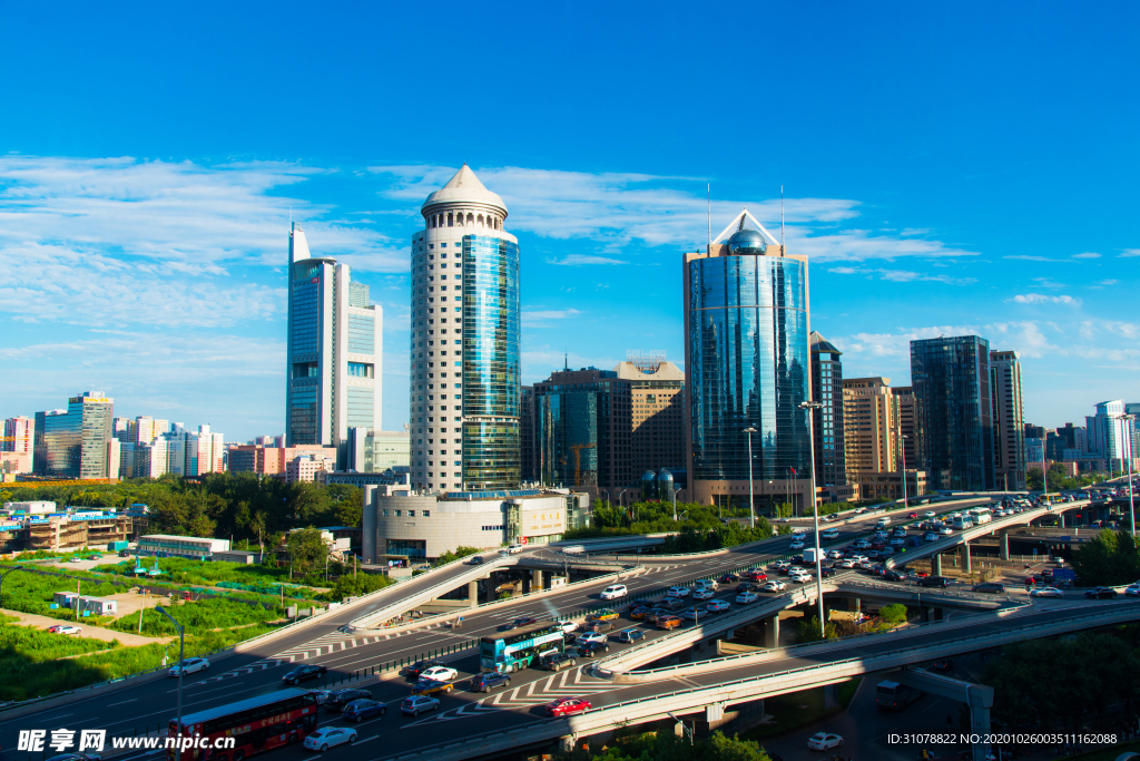 大城市建筑风景摄影
