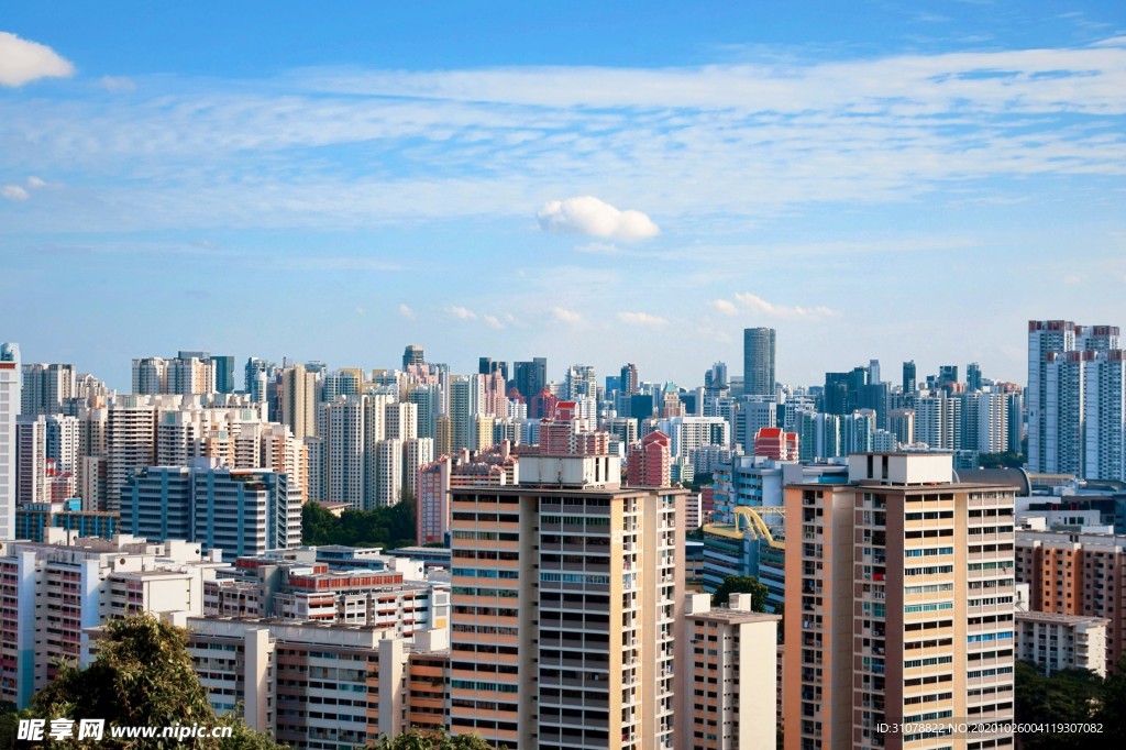 大城市建筑风景摄影