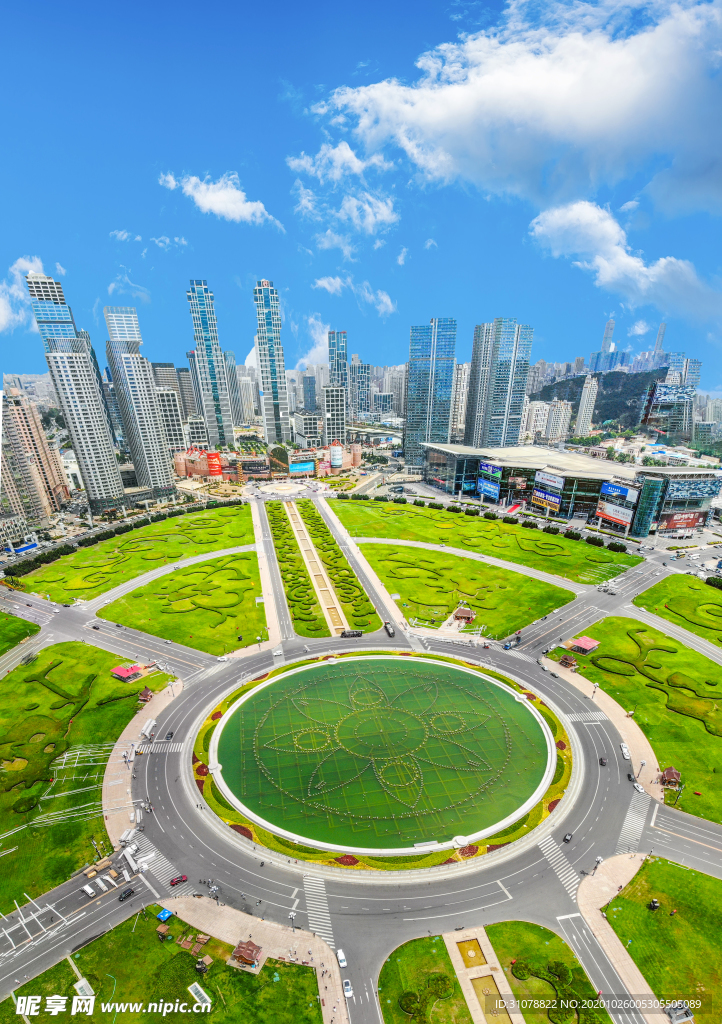 大城市建筑风景摄影