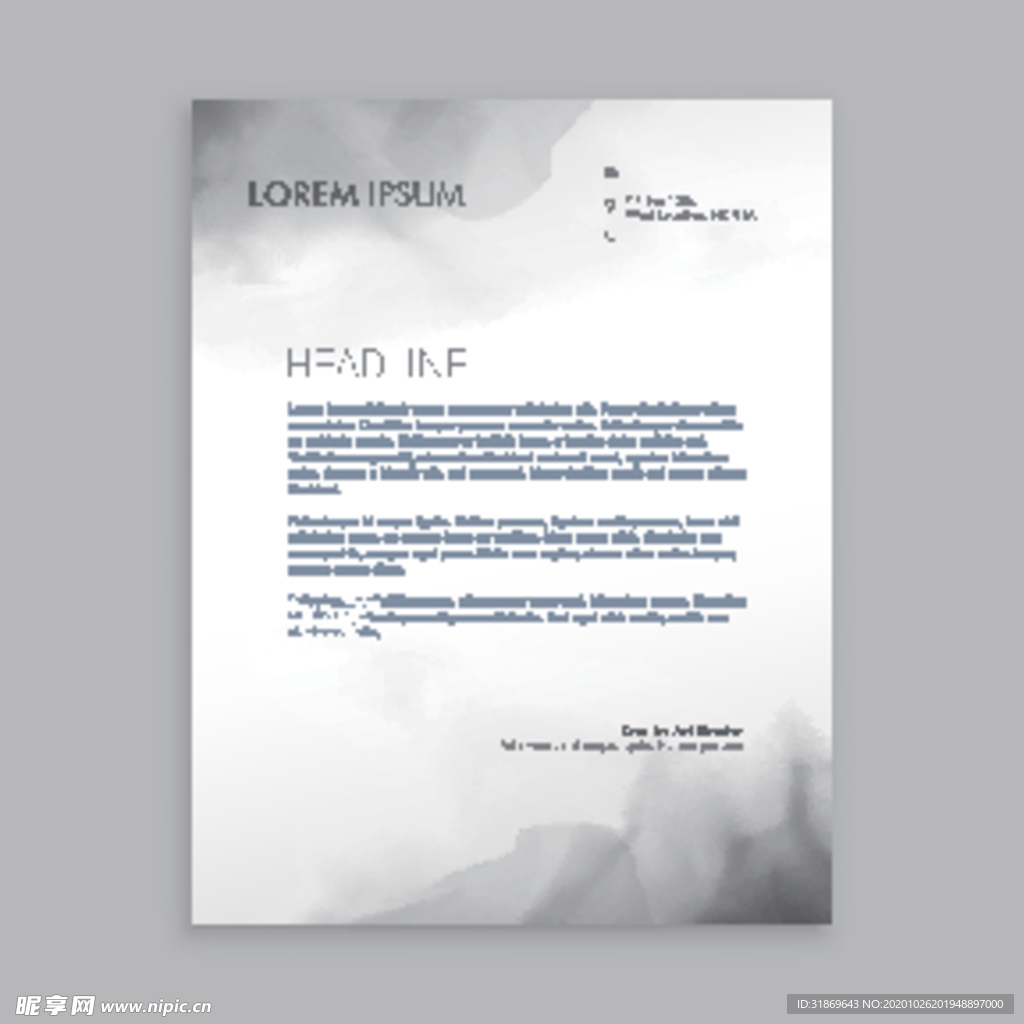 制度牌 商务信纸 宣传单