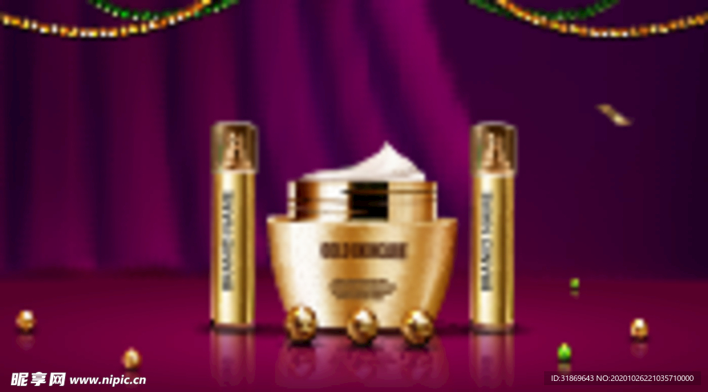 化妆品 护肤品 香水 美容广告