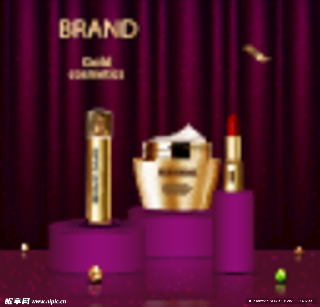 化妆品 护肤品 香水 美容广告