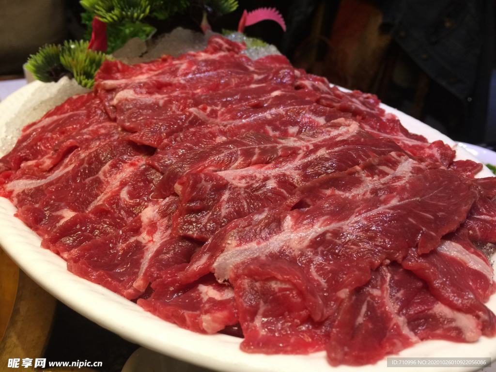 现切火锅牛肉