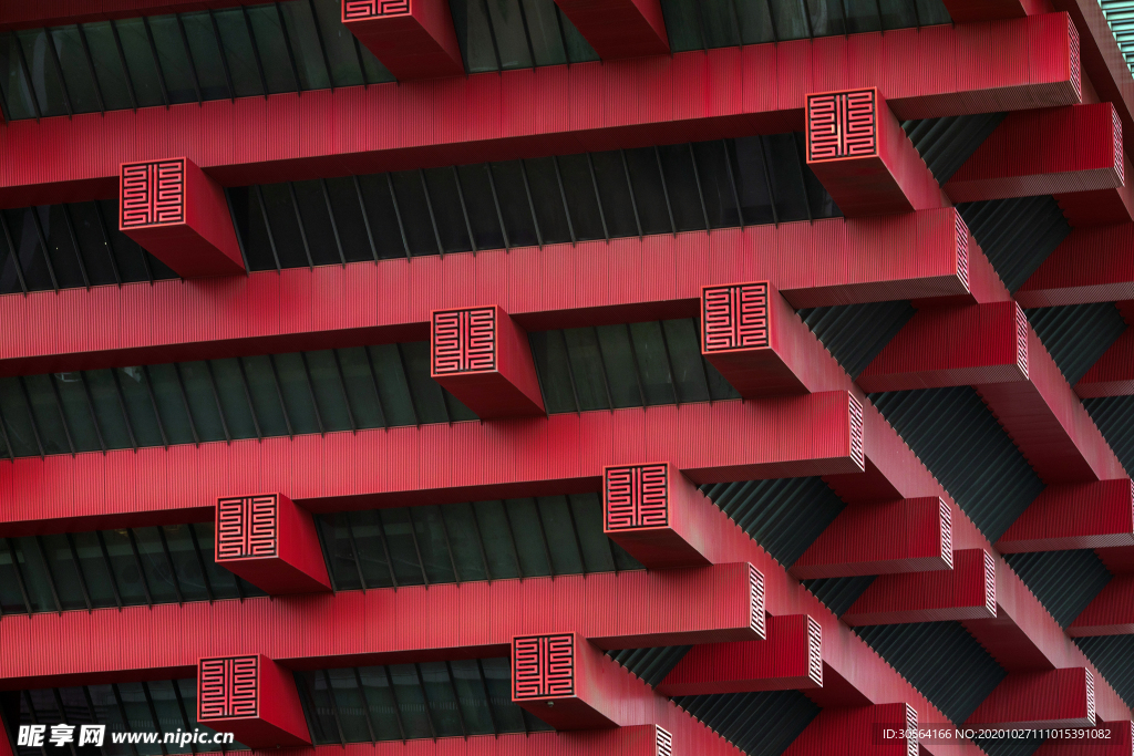 宫殿门梁传统复古建筑背景素材