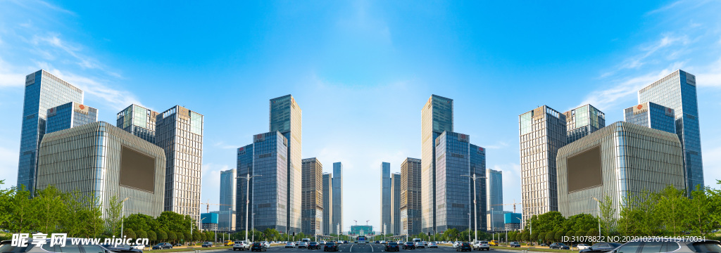 大城市建筑风景摄影