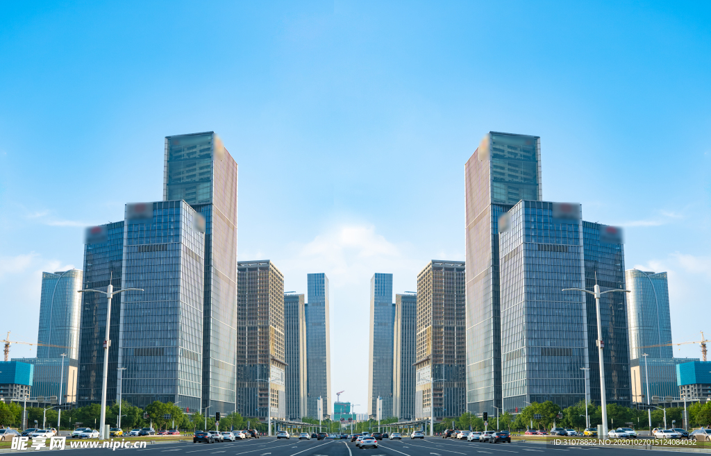 大城市建筑风景摄影