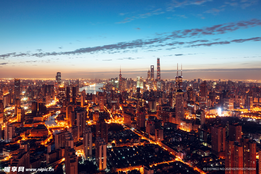 大城市建筑风景摄影