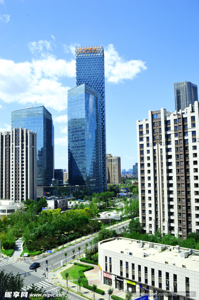 大城市建筑风景摄影