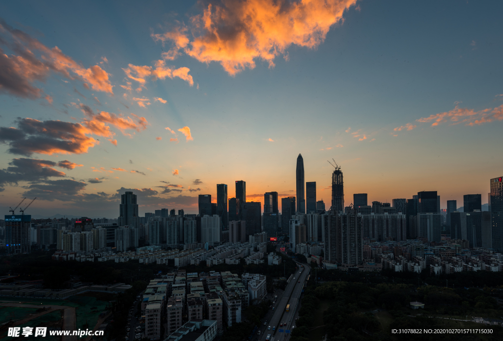 大城市建筑风景摄影
