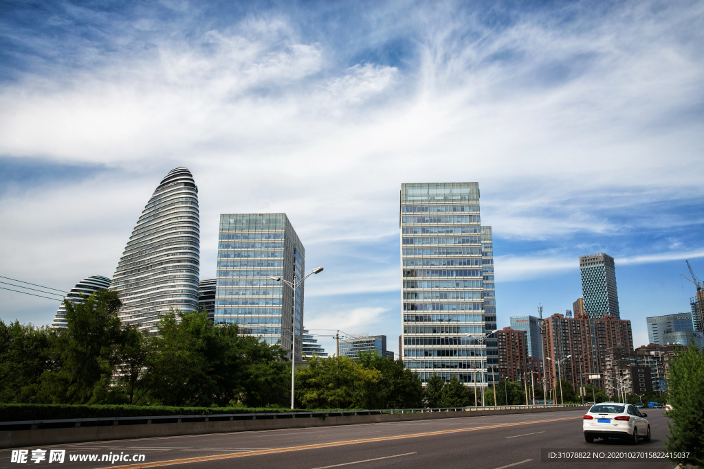 大城市建筑风景摄影