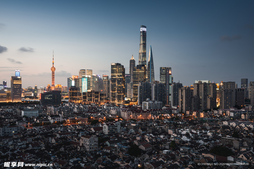 大城市建筑风景摄影
