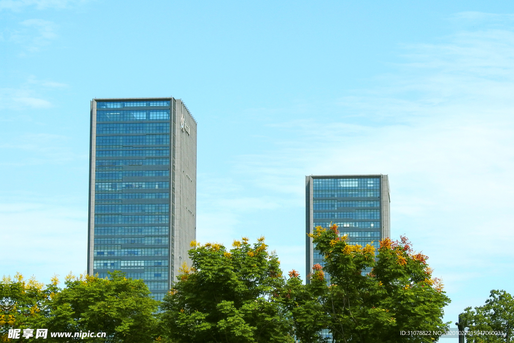 大城市建筑风景摄影