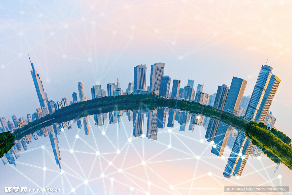 大城市建筑风景摄影