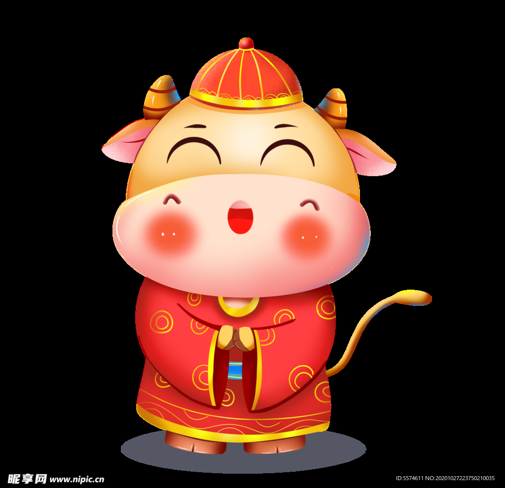 牛年卡通插画